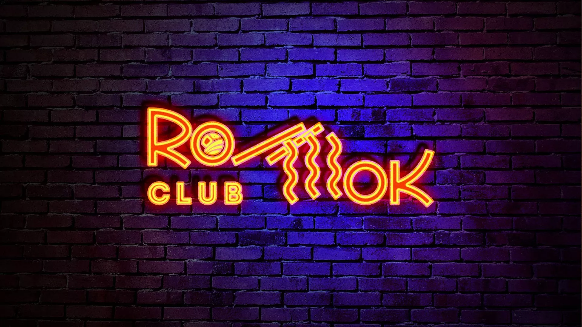 Разработка интерьерной вывески суши-бара «Roll Wok Club» в Туле